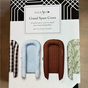 NEW Dock a Tot Grand Cloud Grey Cover ONLY